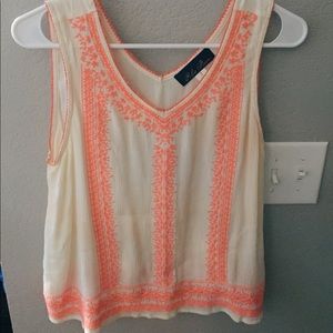 Francesca’s tank top.
